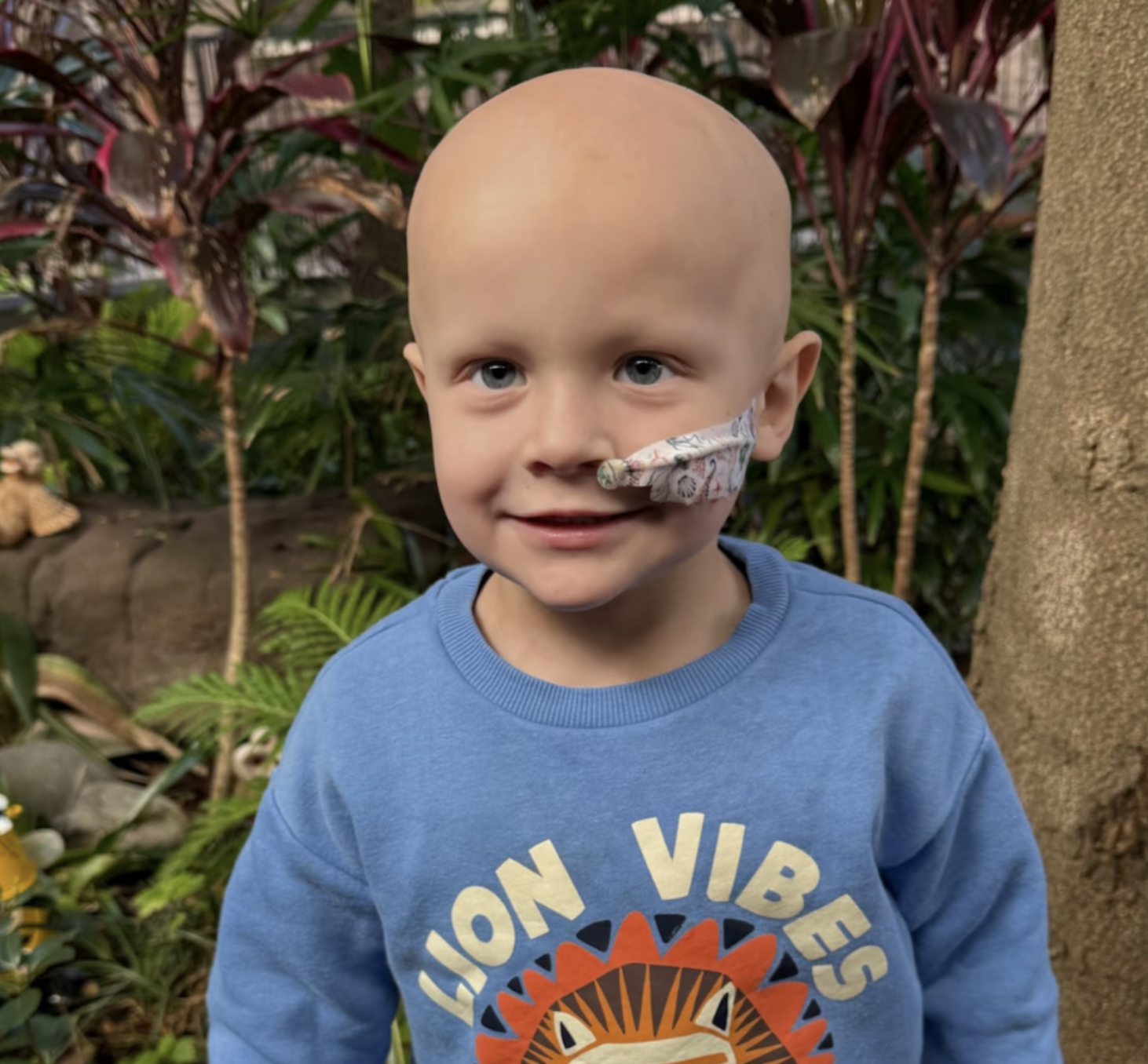 Sully, 4 years old, supported by Kids With Cancer Foundation